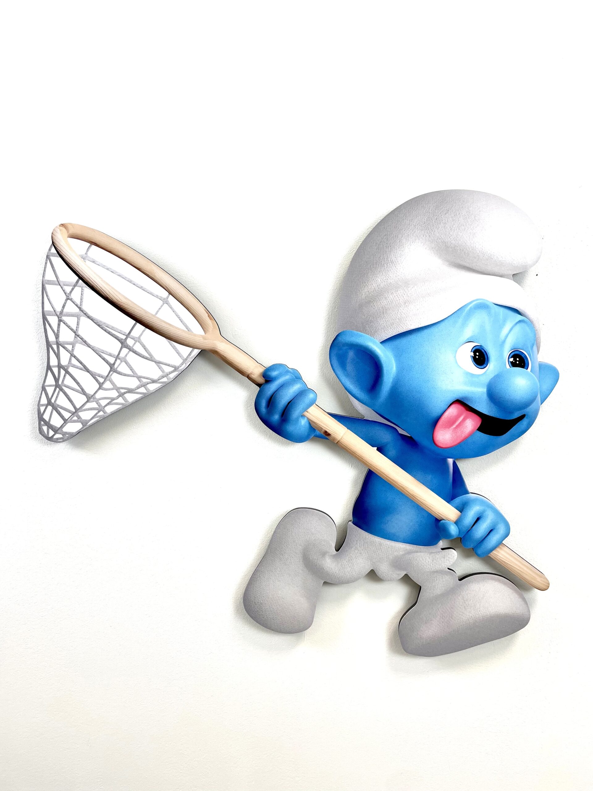 Jules Holland Art - Catch Them If You Can - Smurf