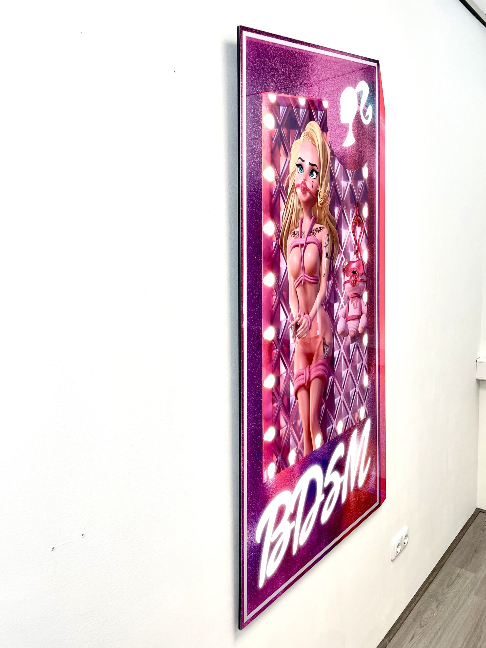 HD Finish- BDSM Barbie - Pop Art - Jules Holland Art
